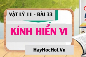 Cấu tạo và công dụng của kính hiển vi, sự tảo ảnh bởi kính hiển vi và số đo bội giác của kính - Vật lý 11 bài 33